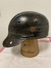 ANTIKER LEDERHELM BERGMANN