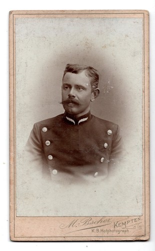 Cdv foto mann uniform - cdv,