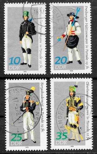 Ddr 2318 2321 gestempelt - ddr, /