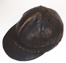 Alte Ledermütze Bergbau Kappe