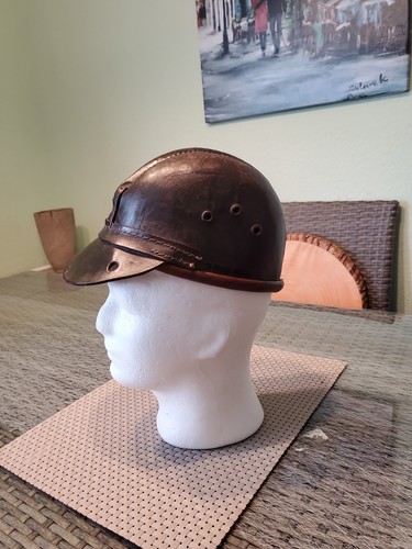 Antiker lederhelm bergmann - antiker,
